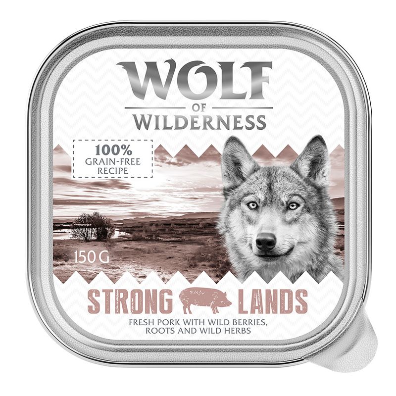 Wolf of Wilderness Adult 6 x 150g Mixed Pack (3 Varieties)