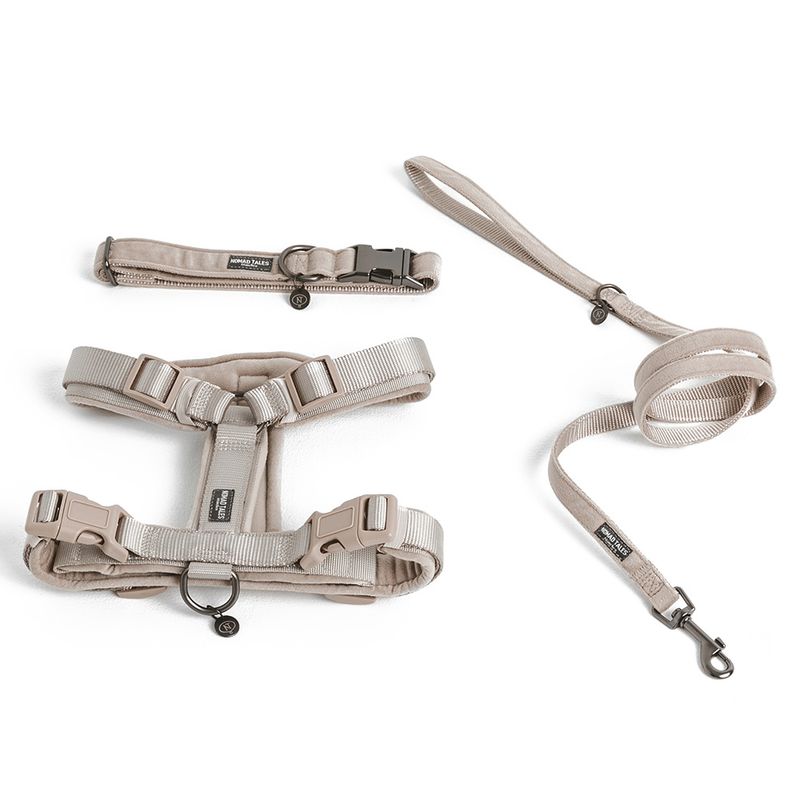 Nomad Tales Blush Necklace, taupe Size XS: 24 - 36 cm neck circumference, W 10 mm