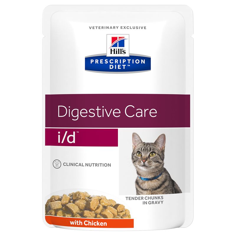 Hill's Feline Prescription Diet Pouches Saver Pack 24 x 85g c/d Urinary Stress Salmon Pouches