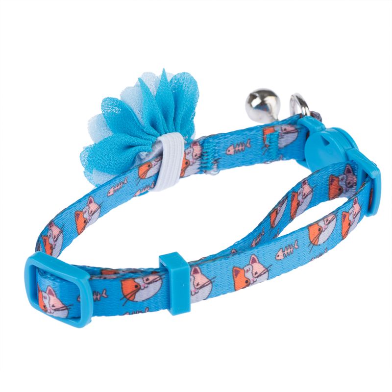 TIAKI Fishbone Cat Collar 20 - 30cm x 10mm (Neck Circumference x Width)
