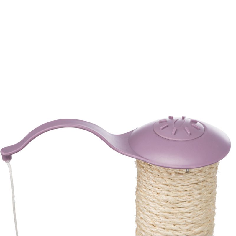 Trixie Junior Fleece Scratching Post Lilac / White