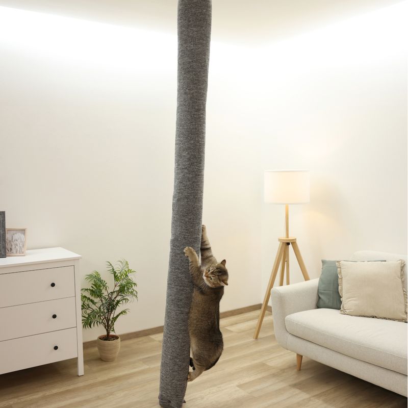 Kerbl Pet Klettersack Carpet for Cats Grey