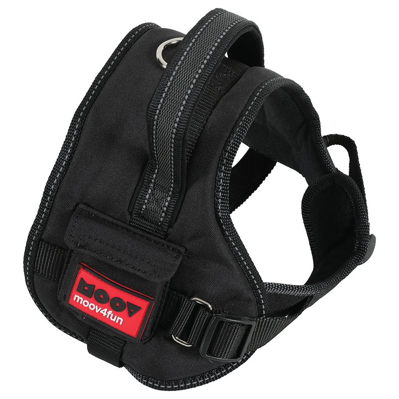 Zolux Moov Adjustable Dog Harness – Black Size M: 59 - 75cm chest girth