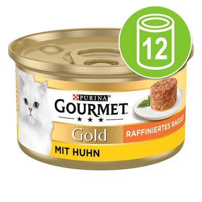 Gourmet Gold Refined Ragout 12 x 85g Mixed Pack with Vegetables