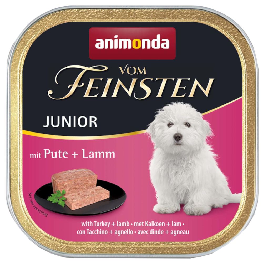 animonda vom Feinsten Junior 6 x 150g Turkey & Lamb