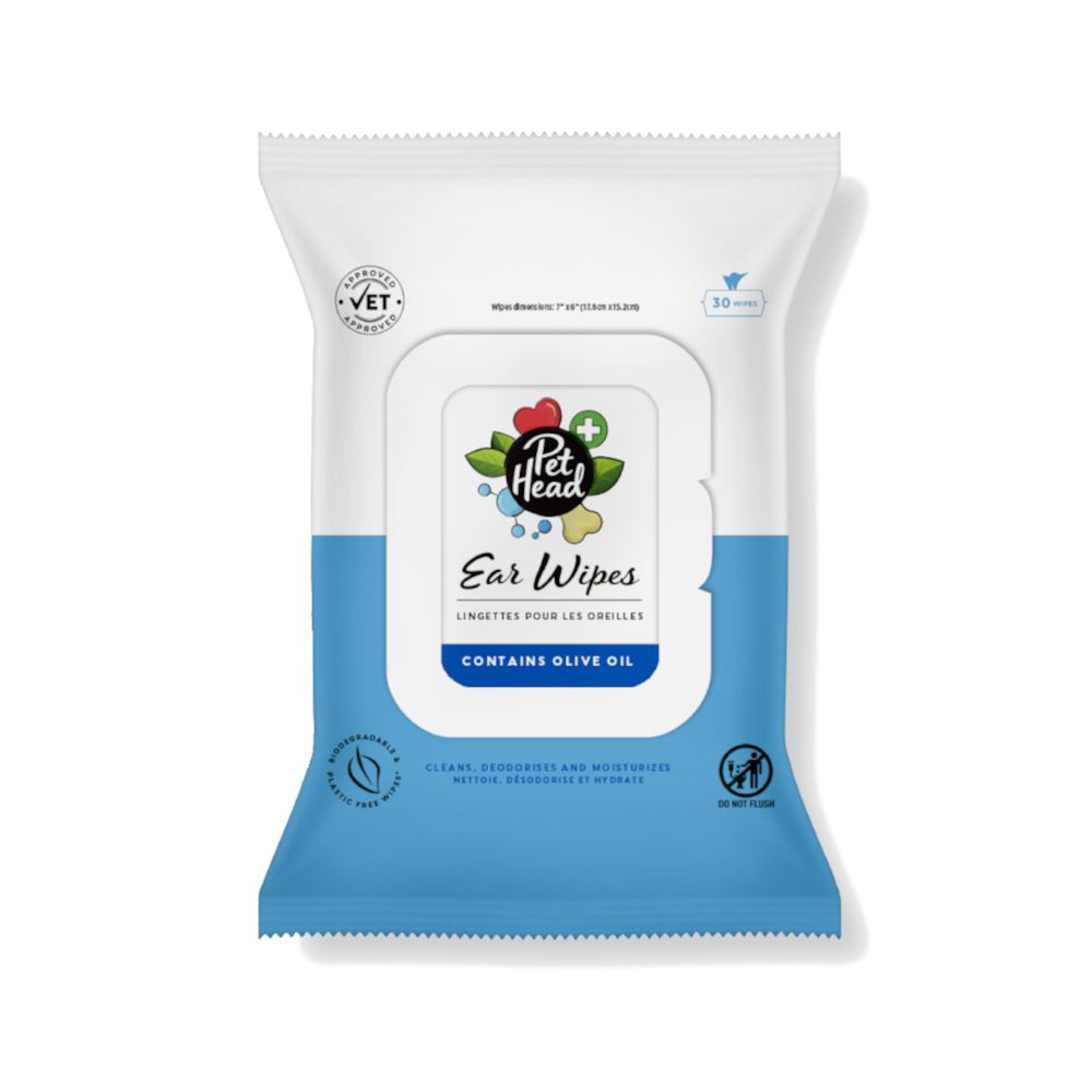 Pet Head Ear Cleaning Wipes 30 wipes
