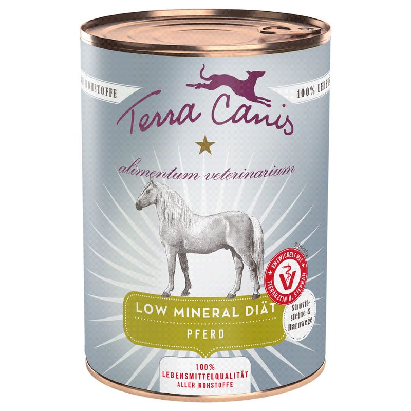 Terra Canis Alimentum Veterinarium Low Mineral Diet Saver Pack 12 x 400g Game