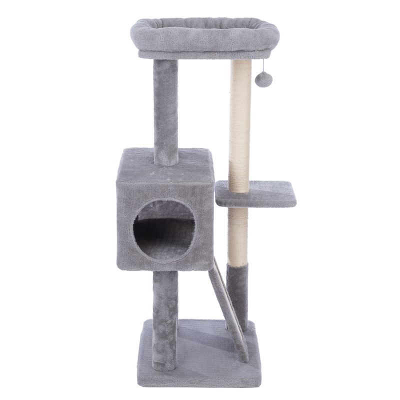 zooplus Basics Medium Scratching Tree Grey