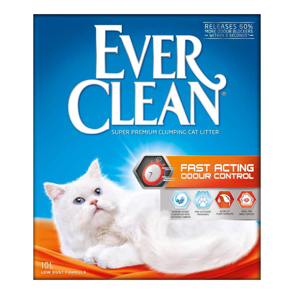 Ever Clean® Fast Acting Odour Control Clumping Cat Litter 10l