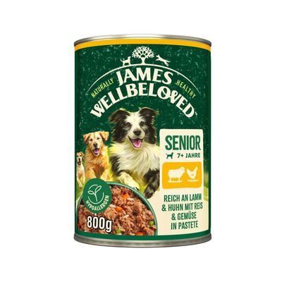 James Wellbeloved Senior Dog Hypoallergenic Lamb & Chicken 6 x 800g