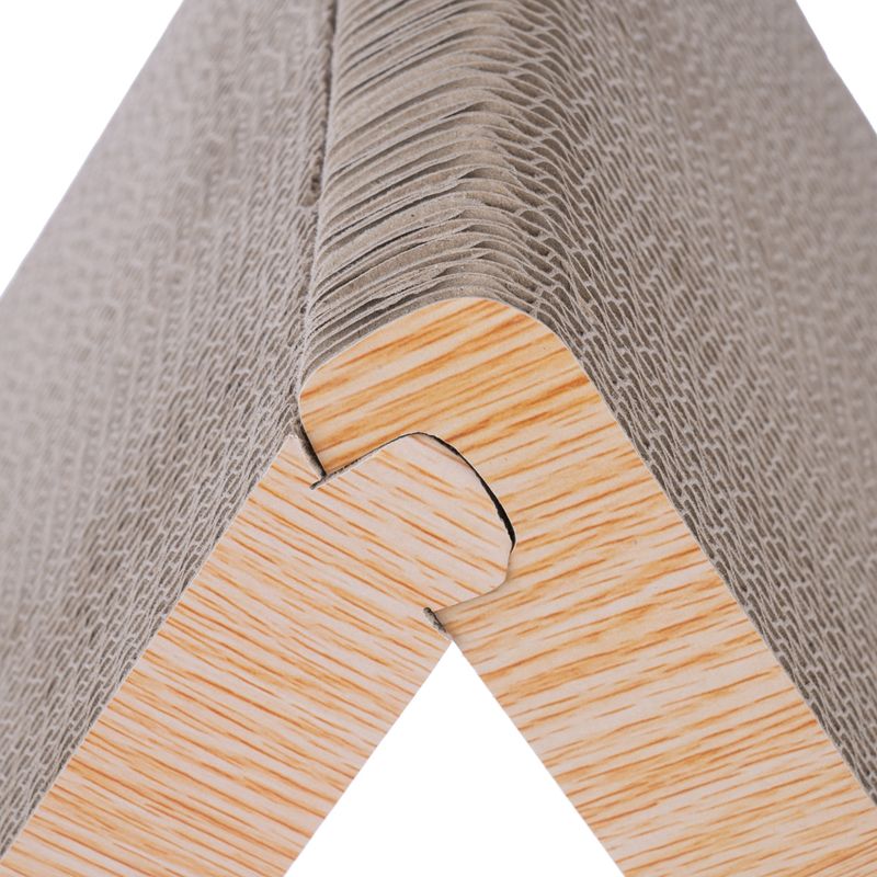 TIAKI Triangle Corrugated Cardboard Scratching Furniture 45 x 22.5 x 40.5 cm (L x W x H)