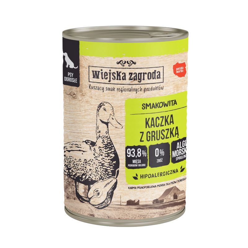 Wiejska Zagroda Dog 12 x 400g Wild Boar & Beef