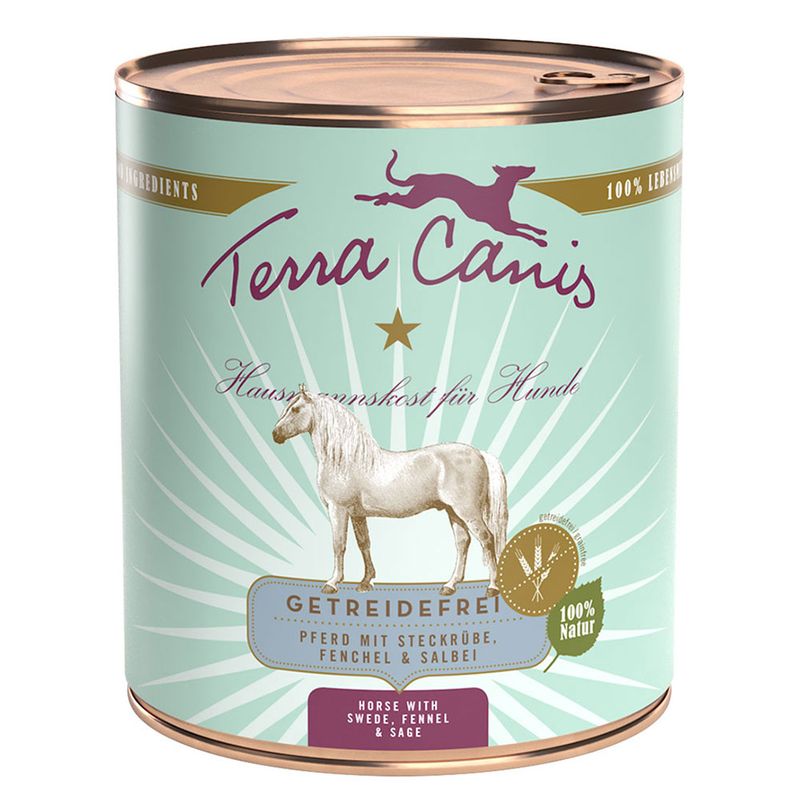 Saver Pack Terra Canis grain-free 12 x 800 g Duck with squash, strawberries & elderberries