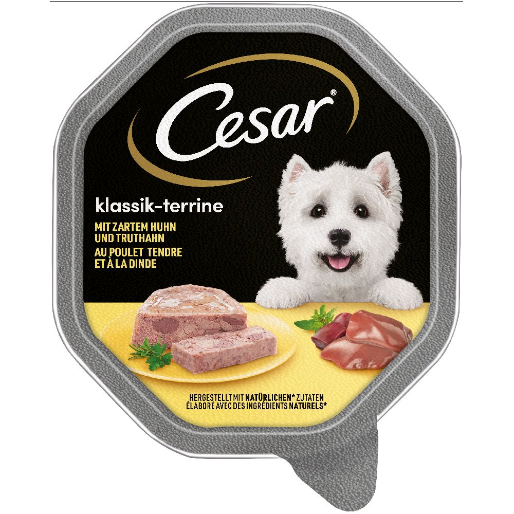 Cesar Classic Trays Chicken & Turkey (14 x 150g)