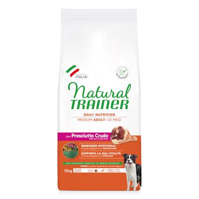 Natural Trainer Adult Medium with Prosciutto Crudo 12 kg