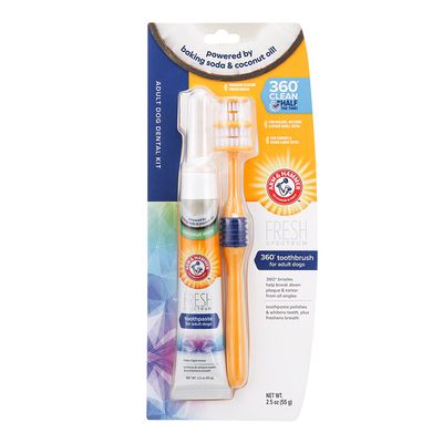 Arm & Hammer Dental Care Set with Toothbrush & Toothpaste 3-Piece Set