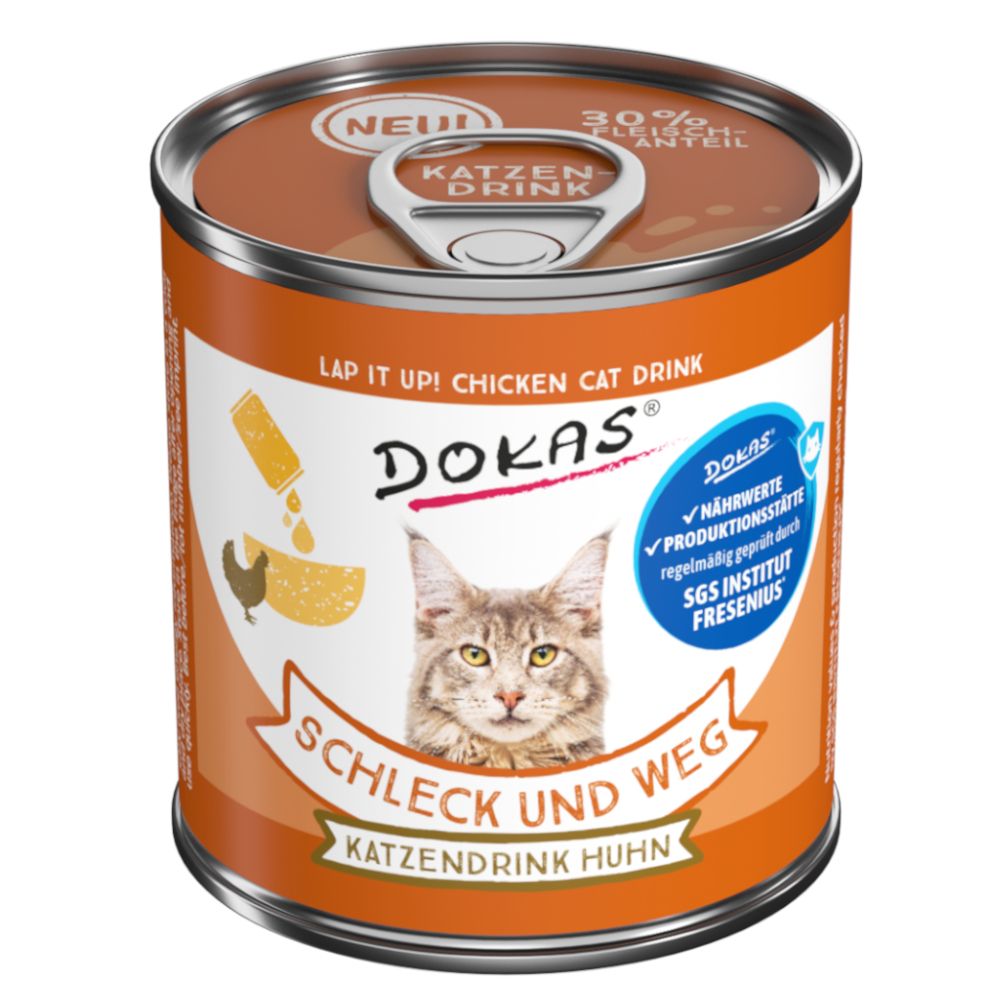 Dokas Lick-and-Go Cat Drink with Chicken 100g