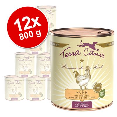 Saver Pack Terra Canis 12 x 800 g Duck with brown rice, beetroot, pear and sesame seeds