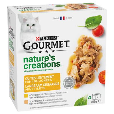 Gourmet Nature's Creations 8 x 85g Chicken & Turkey