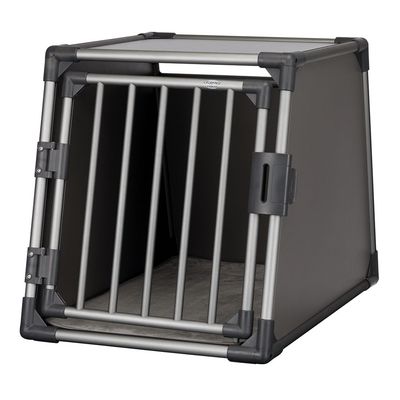 Trixie Aluminium Transport Box - Graphite Size M-L: 65 x 61 x 86 cm (H x W x D)
