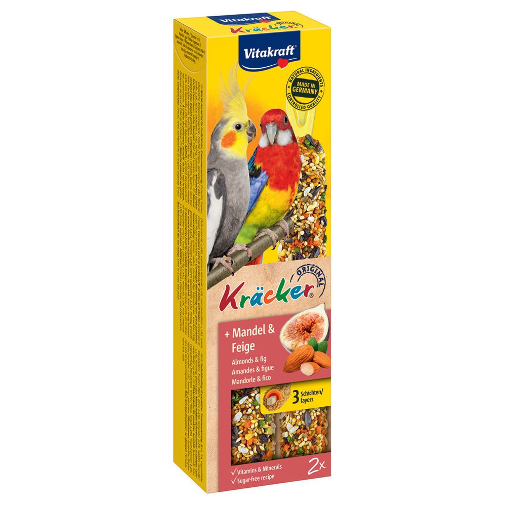 Vitakraft Parakeet Crackers Almond & Fig (180g)