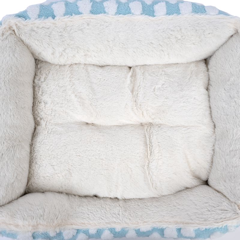 zooplus Basics Fluffy cuddly bed blue