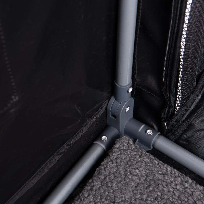 Portable Pet Home M: 76 x 50.5 x 48cm (L x W x H) - Grey