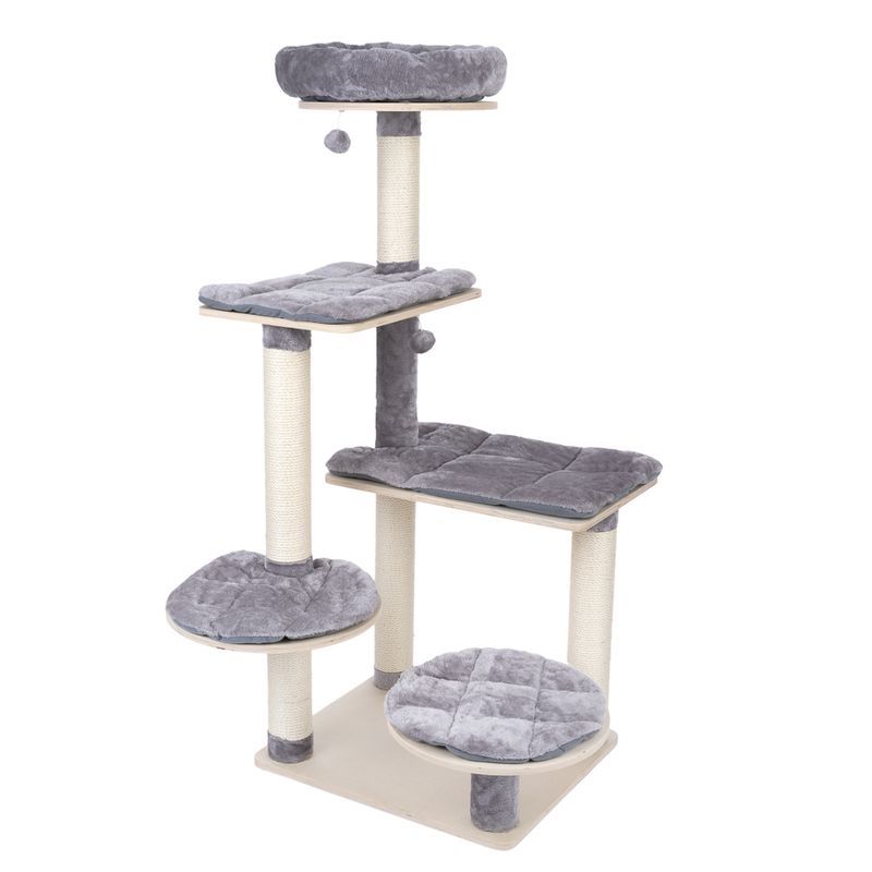 TIAKI Milo Cat Tree Light Grey