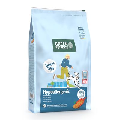 Green Petfood InsectDog Hypoallergenic with Insects 900g