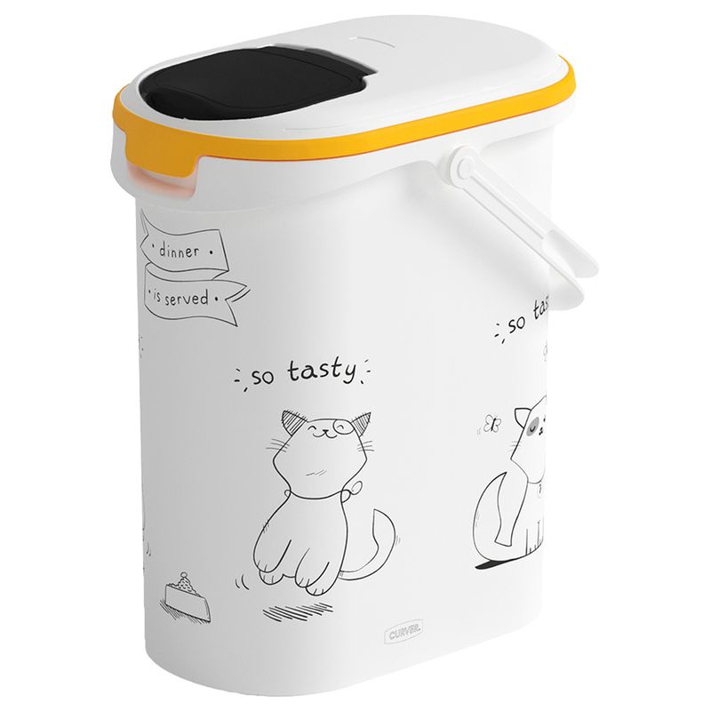 Curver Cat Silhouette Dry Cat Food Container 12kg capacity