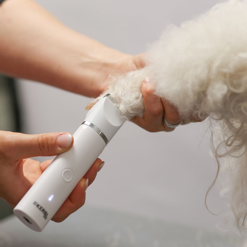 Kerbl Pet Cordless Multi-Trimmer 4in1 white