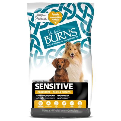 Burns Adult & Senior Sensitive Duck & Potato 12kg