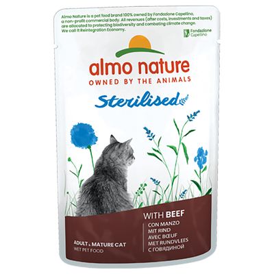 Almo Nature Holistic Sterilised Beef 6 x 70g
