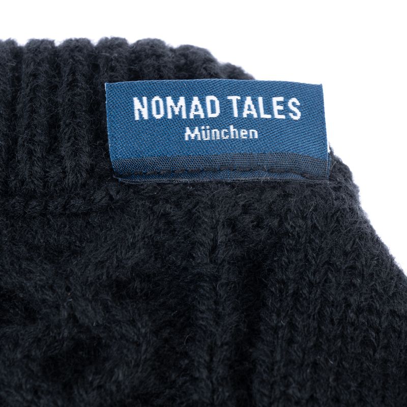 Nomad Tales Blush Dog Jumper - Ebony approx. 35cm Back Length