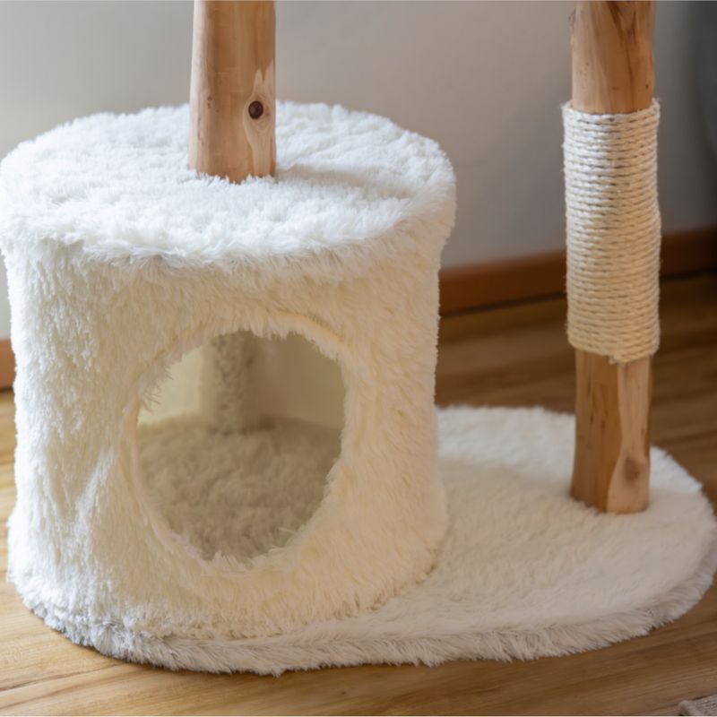 Kerbl Pet Scratching Post Lucia White