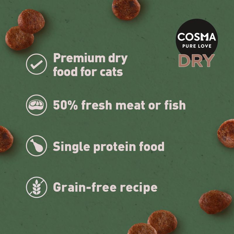 Cosma Extruded Duck Dry Food 400g