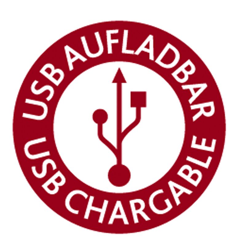 Trixie USB Flash Light Collar – Long Hair M-L: 50cm x 30mm (L x Diameter)