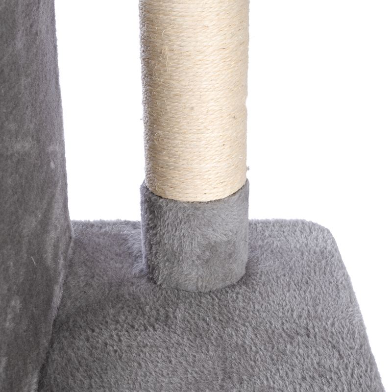 zooplus Basics Scratching Tree - Large Grey