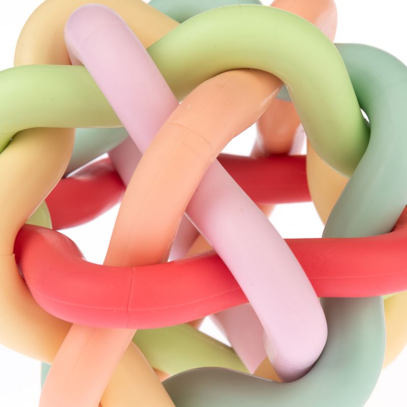 TIAKI Rainbow Ball TPR Dog Toy 10.5cm (Diameter)