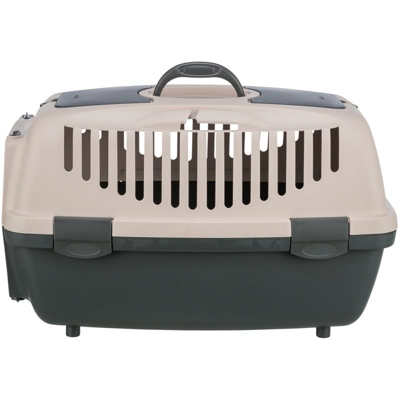 Trixie Transport Box Capri 1 XS: 48 x 32 x 31cm (L x W x H) - Dark Grey/Blush