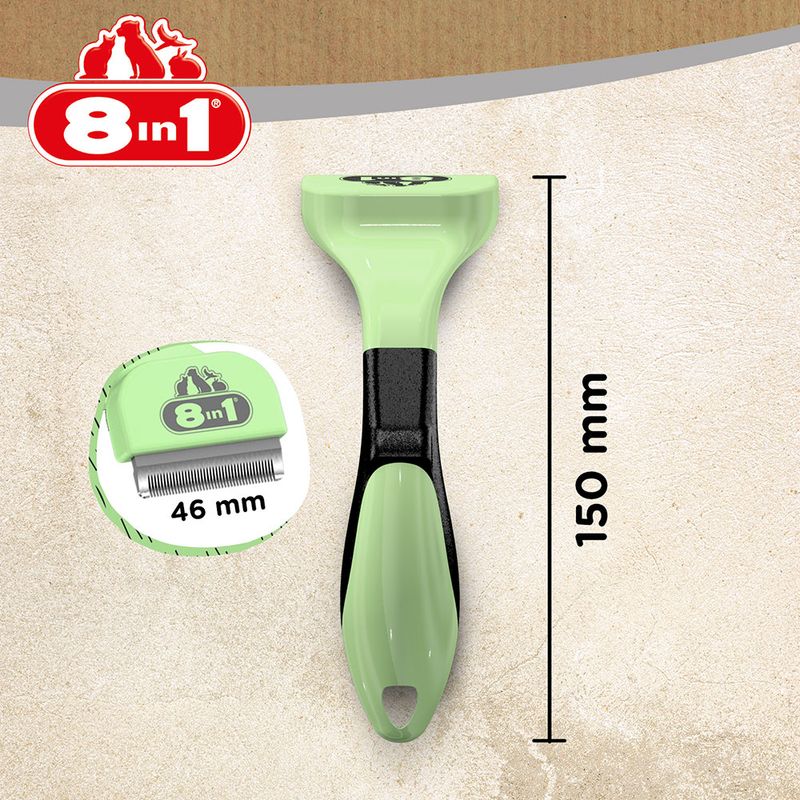 8in1 Perfect Coat DeShedder S: Comb width 4.6 cm