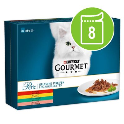 Gourmet Perle Mixed Trial Pack 8 x 85g Delicate Fillets