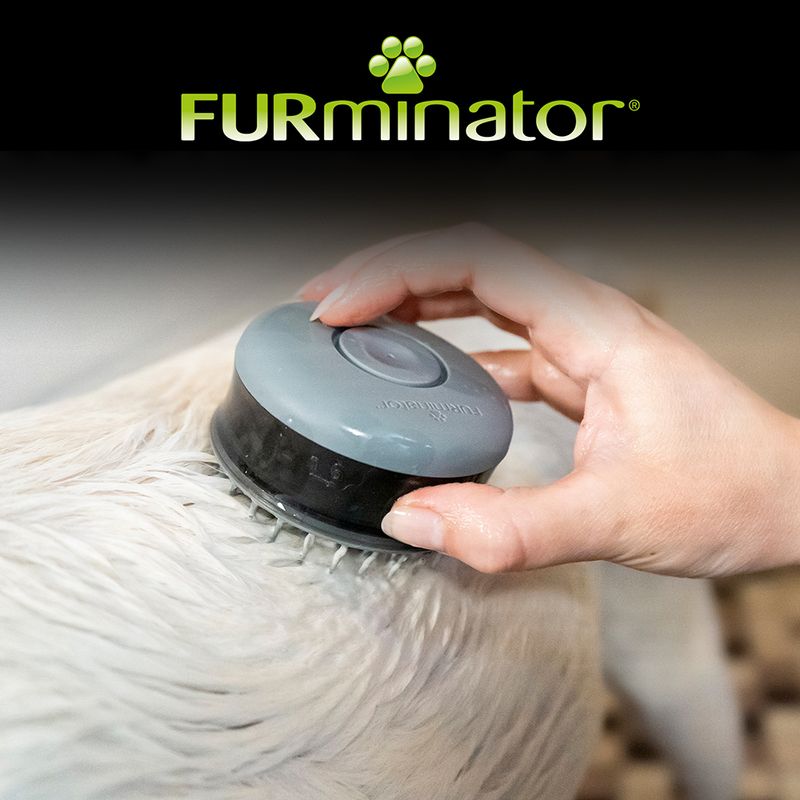 FURminator Bathing Brush 1 Brush: diameter 7.8 x (H) 4.8cm