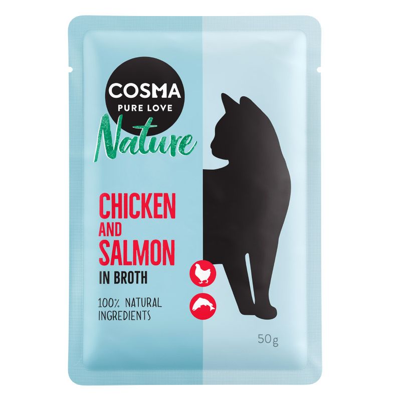 Cosma Nature Pouches Saver Pack 18 x 50g Mixed Pack (6 Varieties)