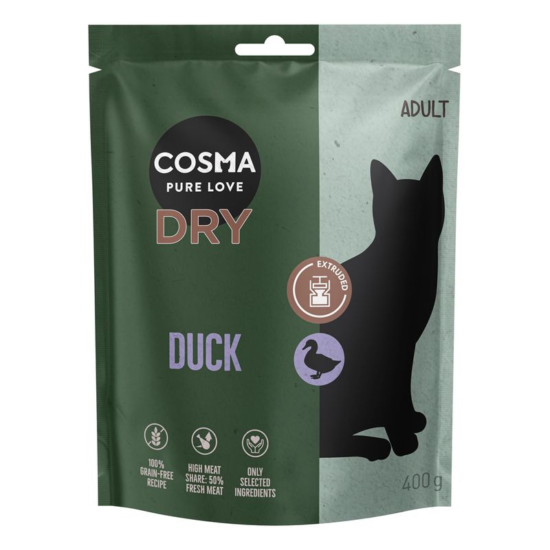Cosma Extruded Duck Dry Food 400g