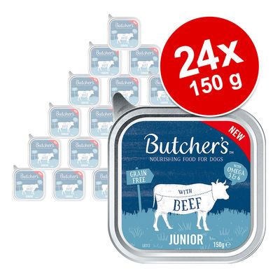 Butcher's Original Saver Pack 24 x 150g Mix 1: Succulent Recipes (Beef, Lamb, Chicken)