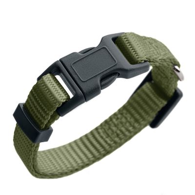 HUNTER London Collar – Olive Green Vario Basic Size S: 24-36cm neck circumference, 10mm (W)