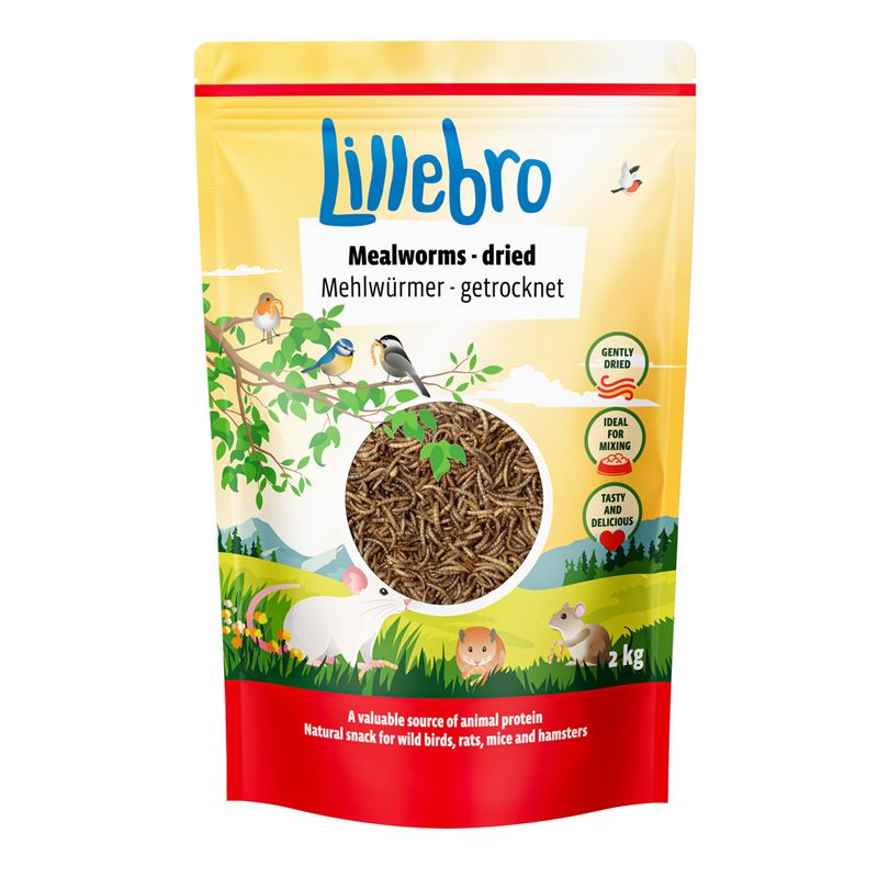 Lillebro Dried Mealworms 500g