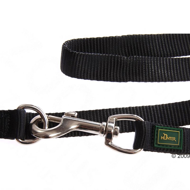 HUNTER Vario Basic Dog Lead - Black Size 1
