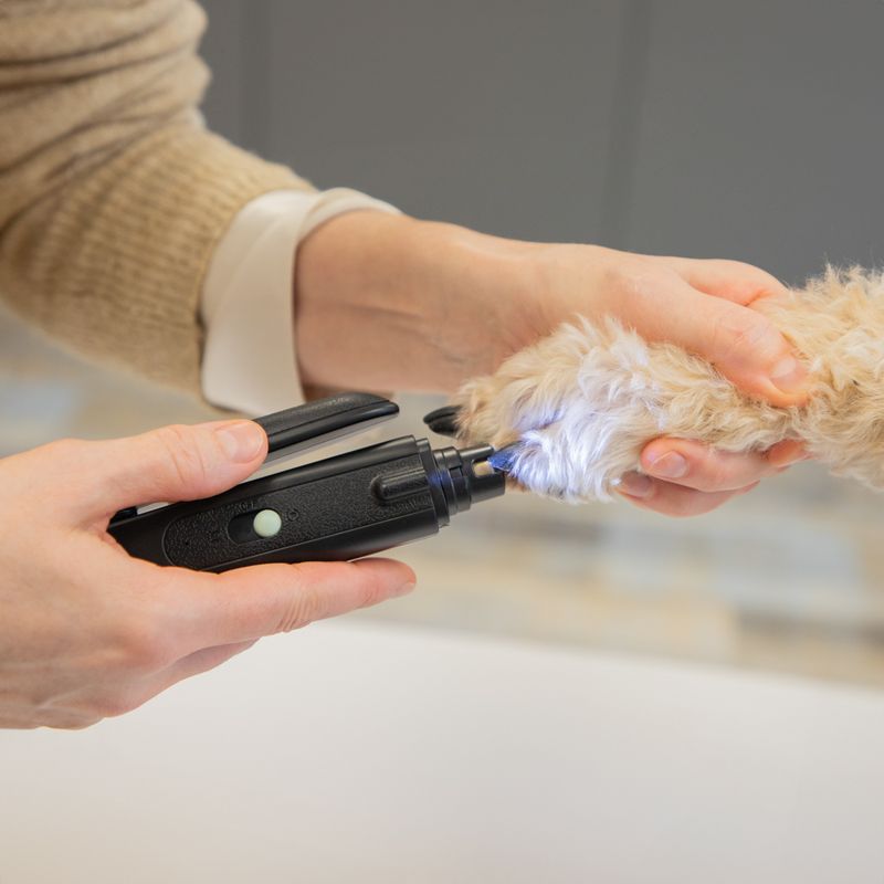 kooa 2-in-1 Claw Clippers & Grinder with LED approx. 20 x 9.9 x 4 cm (L x W x H)